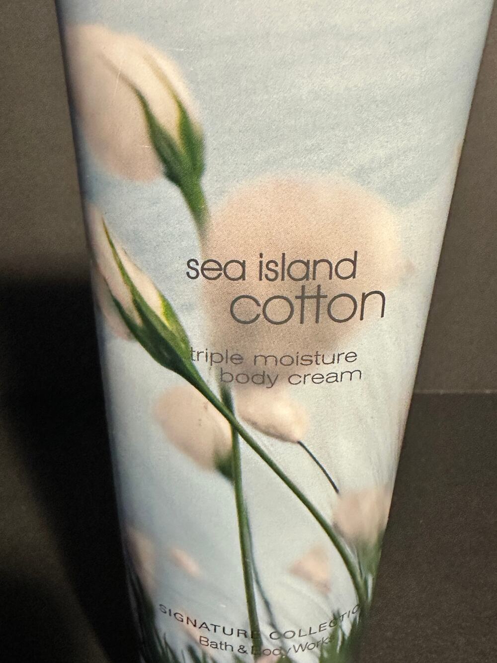 NOS Bath & Body Works Sea Island Cotton Triple Moisture Body Cream 8 oz DISC